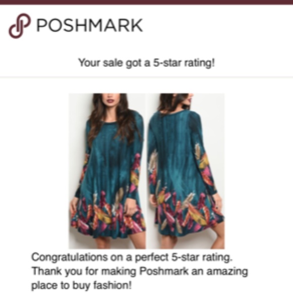 LAST 1! Long sleeve scoop neck floral print dress. - Picture 4 of 7